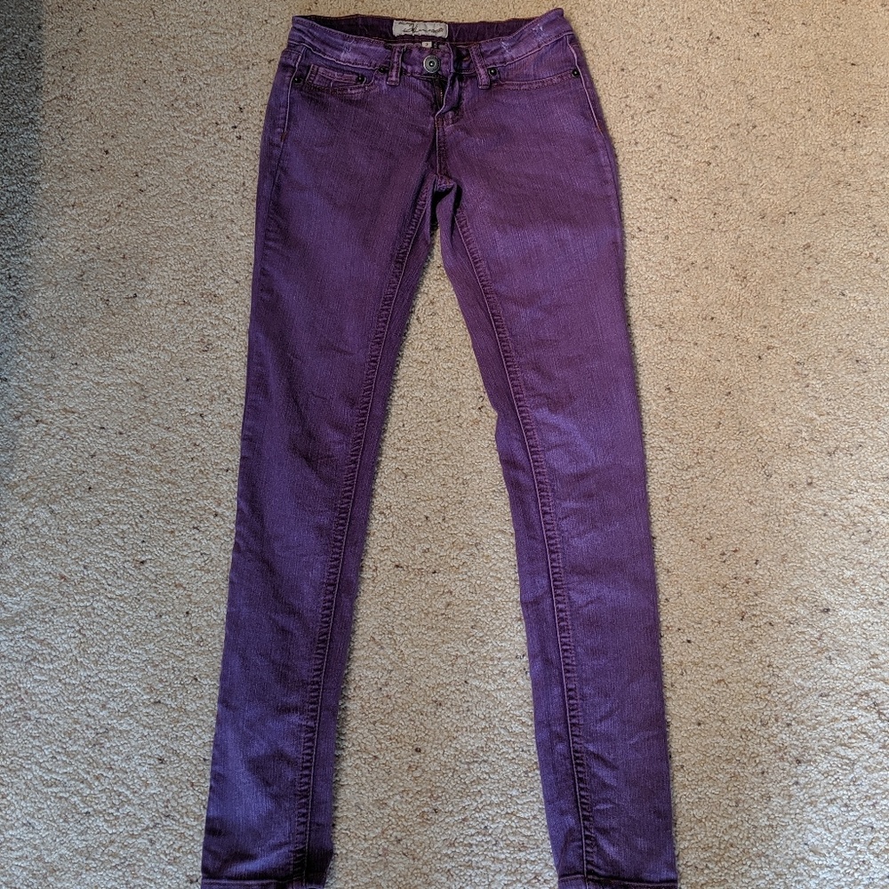 Vintage Havana purple skinny jeans
